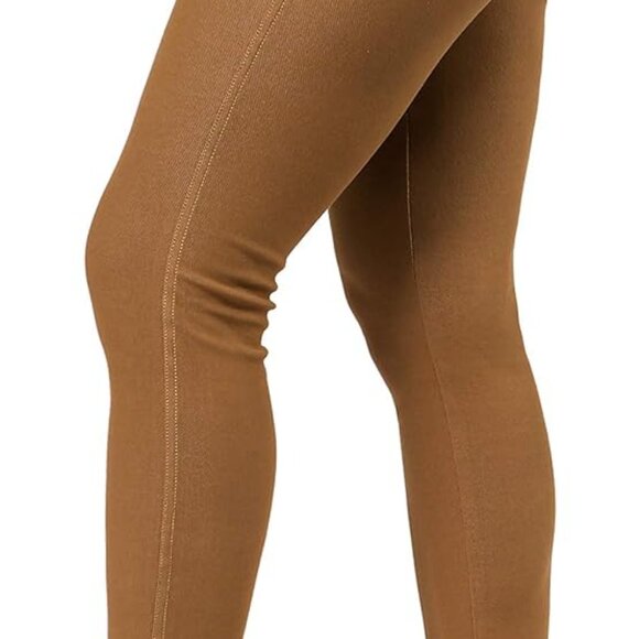 Women's Jeggings with Pockets - Skinny Fit Denim Look - High Waisted Stretchy Pu